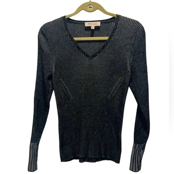 PHILOSOPHY‎ Ribbed Sweater - Picture 1 of 8